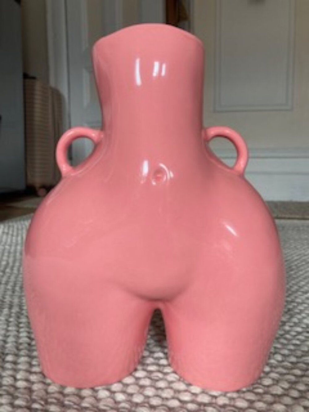 Anissa Kermiche Love Handles Ceramic Vase PINK- NWT New in box